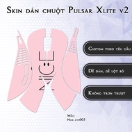 Pulsar Xlite Wireless v2 mouse Skin, Nice model ath003 | 3M anti-slip sticker