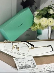 TIFFANY & CO. 蒂芙尼 TF1158 眼鏡框｜超輕鈦金屬半框 橢圓形 優雅時尚百搭 可配近視度數 全新