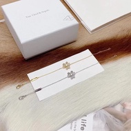 Clover Full Diamond Bracelet V Gold Plating 1 Mi 18k Gold