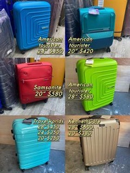 New 20”/24”/28” American tourister/新秀麗 samsonite/ kenneth Cole/ travel worlds  ✅ Clearance sale ‼️  brand new 全新 正品 清貨清倉 特價 旅遊 移民 行李箱旅行箱托運 luggage baggage travel suitcase hand carry