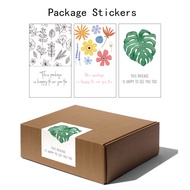 【50PC】Packaging Stickers for mailing Thank you sticker for mailing box label