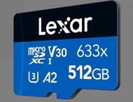 LEXAR 633x 256GB MICRO SD CARD ( 512GB $960 )