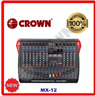 MX-12 CROWN 12 CHANNEL MIXER W/ USB