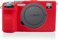 STSEETOP Camera Case for Sony A7CII Alpha 7C II A7CII - Protective Silicone DSLR Skin Cover, Detacha