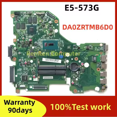 DA0ZRTMB6D0 For Acer Aspir E5-573 E5-573G N15Q1 P257 Laptop Motherboard With I3 I5 I7 CPU GT920M GT9