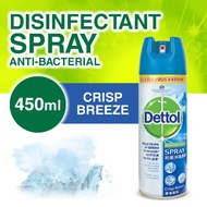 Dettol Spray Disinfectant Crisp Breeze 450ml