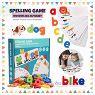 ABC Puzzle ABC Toys Spelling Games For Kids Wooden Puzzle Montessori Toys Early Learning Educational