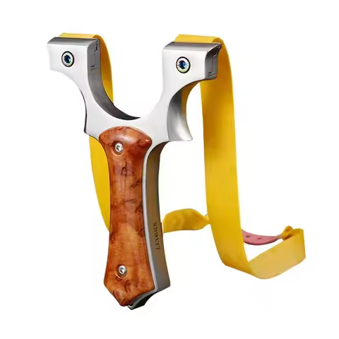 Wildhunt Stainless Steel Hunting Slingshot High Precision Big Powerful Catapult Self Defense Surviva