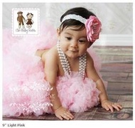 【HELLA 媽咪寶貝】美國Chic Baby Rose手工雪紡澎澎裙_Pettiskirts in Light Pink_淡粉色