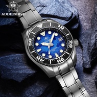 Addies Dive AD2102 Men's Stainless Steel Wrist Watch AD2102 Dark Blue Dial Super Luminous Watch 200m Diving NH35 Automatic Watches
