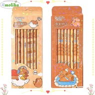 MOLIHA 8Pcs HB Pencil, Capybara Stationery Drawing Pencil, With Rubber Head Graffiti/Painting Smooth