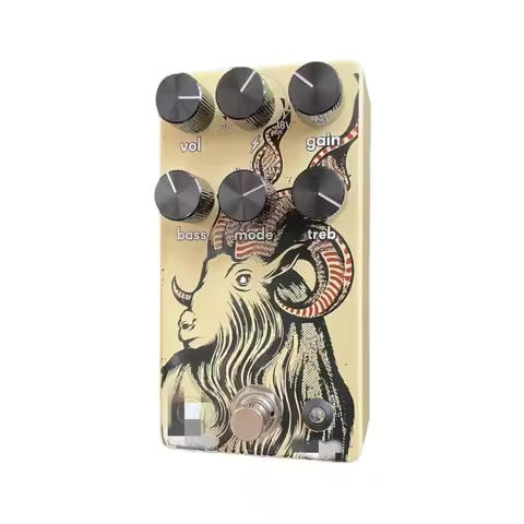 LYR PEDALS Ly Rock: Cream Classic Five State fuzz Effect Pedal - Multi functional Five Mode, Creatin