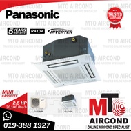 [ MTO ] PANASONIC MINI CASSETTE 2.5HP R410A INVERTER CEILING CASSETTE CS-S24SB4HW-1/CU-S24MBZ - 20,1