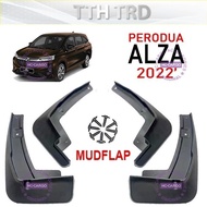 Perodua Alza Rubber Mudflap Mudguard Splash Guard Fender Protector Mud Flap Tyres Accessories 2022 -