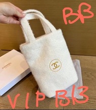 ⭐包順豐⭐2024年 Chanel beauty 聖誕贈品 毛絨 小白袋