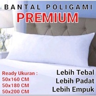 Polygami Pillow / Super Solid Cheating Pillow Size 50x160 CM, 50x180 CM, 50x200 CM 100% Premium Sili