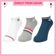 "3 pairs" YONEX YONEX Tennis wear Men's Sneaker Insocks 3P Order meeting limited 19223Y 2024FW