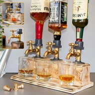 Father's Day Gift Wooden Faucet Drinker Alcohol Whiskey Liquor Dispenser