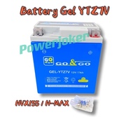 Yamaha NVX155 / NMAX 155 / N-MAX N MAX / NVX 155 (YTZ7V 12V / 7AH) (Original GO&GO) Battery Gel Bate