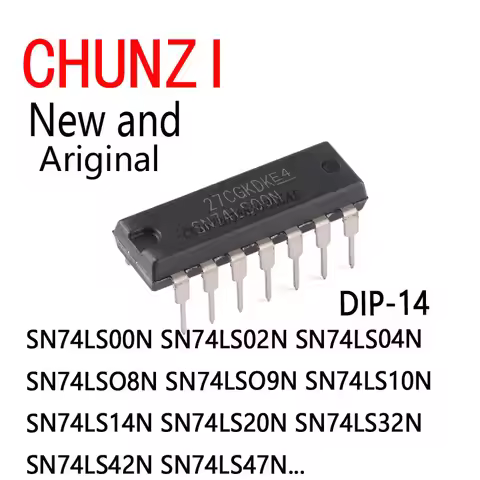 10PCS newDIP-14 SN74LS00N SN74LS02N SN74LS04N SN74LSO8N SN74LSO9N SN74LS10N SN74LS14N SN74LS20N SN74