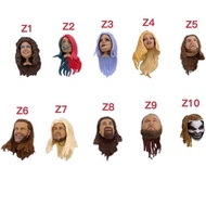 WWE Ring Wrestler Figure Head Sculpt Accessories 6Inch 7Inch Movable Figure Accessories Wyatt HHH