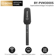 BOYA XLR Condenser Microphone BY-PVM3000 for DSLR Camera Camcorder Video Interview Broadcast Outdoor Recording Micro Film