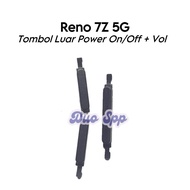 TOMBOL External Buttons 1 Set Power On Off Volume OP Reno 7Z 5G / Reno7 Z 5G / CPH2343 - Button O/F 