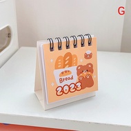 Behoo 2022 2023 Cute Animal Rabbit Mini Desk Calendar Decoration Stationery Supplies