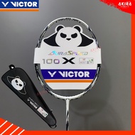 VICTOR Badminton Racket ARS-100X TUC Plus String And Case With Warranty Card