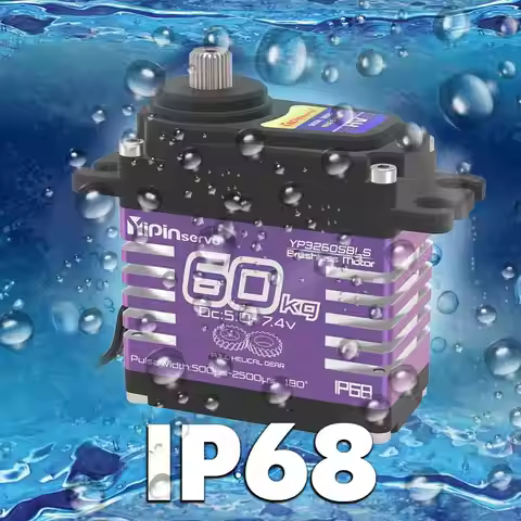 GX3260BLS 60KG 8.4V High Torque All Steel Helical Gear Digital Servo Brushless Motor 25T Metal Servo