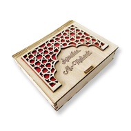 FB23-1 Decorative Wooden Box to Keep Ramadan & Raya Tidbit