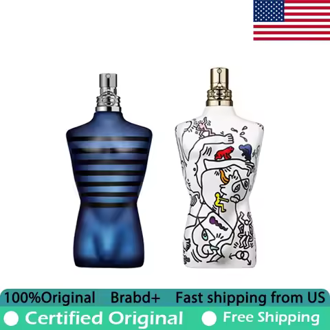 Jean Paul Gaultier 2 Piece Set Le Male Parfum Spray 4.2 Ounce French Perfume Natural Premium Lasting