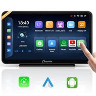 2024 CARPURIDE W701 Plus, 3 in 1 CarPlay & Android Auto & Android 12 System with 2+32GB, 7" HD CarPl