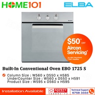 Elba Built-In Conventional Oven 53L EBO 1725 S