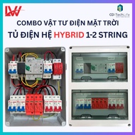 COMBO pre-wired solar electrical cabinet supplies for Hybrid system 4kW 1String, 6-8kW 2String.