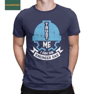 Trust Me Im An Engineer T Shirts Men's Cotton Vintage T-Shirt Crewneck Tee Shirt Short Sleeve Clothe