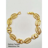 RALPH21. Xuping Miranda Yellow 24k Gold Plated Adult Bracelet