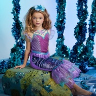 Ariel Ariel Princess Little Girl Mermaid Skirt Children Stage Fairy Tale cosplay Performance Costume