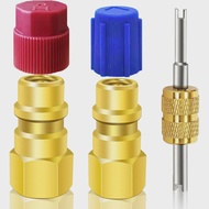 R12 to R134a Conversion Kit R12 to R134a AC Retrofit Adapter Kit High/Low Voltage R12 to R134a Conve