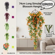 UMISTYDREAM9IQ0 Artificial Plant Rattan, 45-Mesh UV-Resistant Blossom Vines, Waterproof Realistic Fl