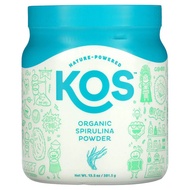 KOS, Organic Spirulina Powder, 13.5 oz (381.5 g) / 7.4 oz (210 g)