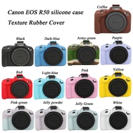 Texture Canon R50 Silicone Camera Case Cover Skin Protector For Canon EOS R50