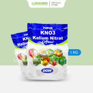 Pupuk KNO3 Putih Crystal 1kg 2kg DGW Pertumbuhan Buah Fase Generatif Kristal KNO 3