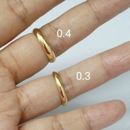 Cincin Belah Rotan Emas Korea