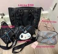 LizLisa Dear my love Juicy Couture Kuromi 地雷包包 手袋 斜孭袋