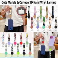 HP Strap Marble and Cute Cartoon Hand Wrist Lanyard Cute