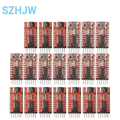 1-10pcs FT232RL FTDI USB 3.3V 5.5V To TTL Serial Adapter Module FT232 Mini USB TO TTL 232
