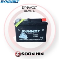Dynavolt MTR DTZ5S-C Motorcycle Battery (Ready Stock) Bateri Motor
