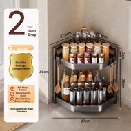YIXUAN | Corner Kitchen Organizer Spices Rack