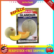 10 Biji Benih Rock Melon Sakata Glamour F1 Hybrid Hibrid